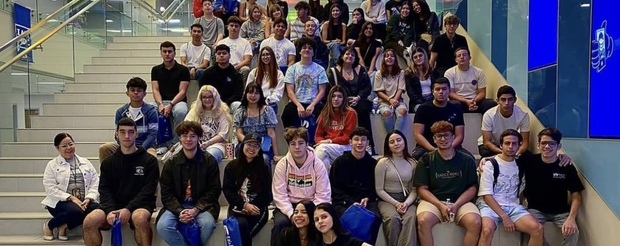 Four students pose for a picture from Student Government